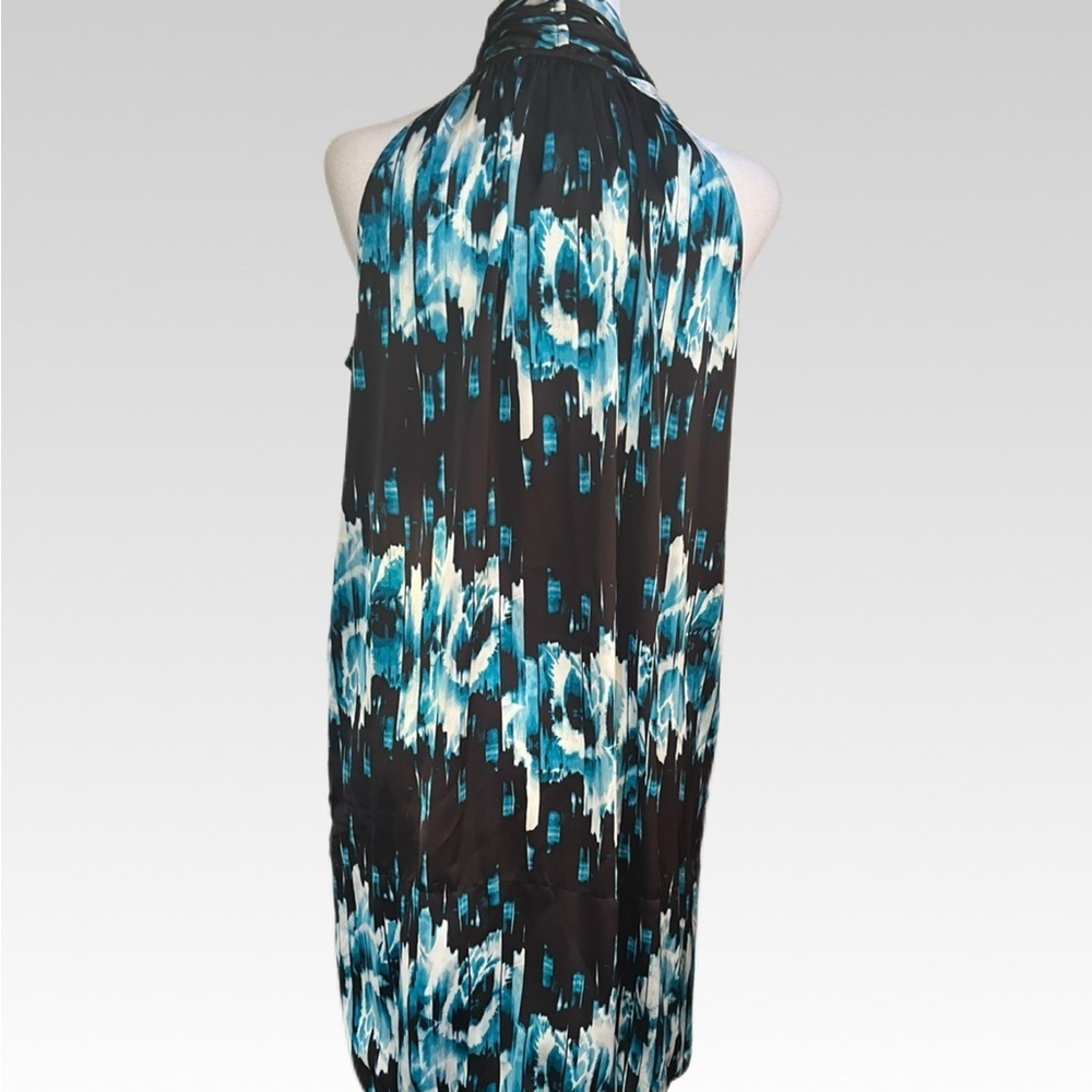 Derek Lam Black and Blue Patterned Dress size M - Picture 3 of 9